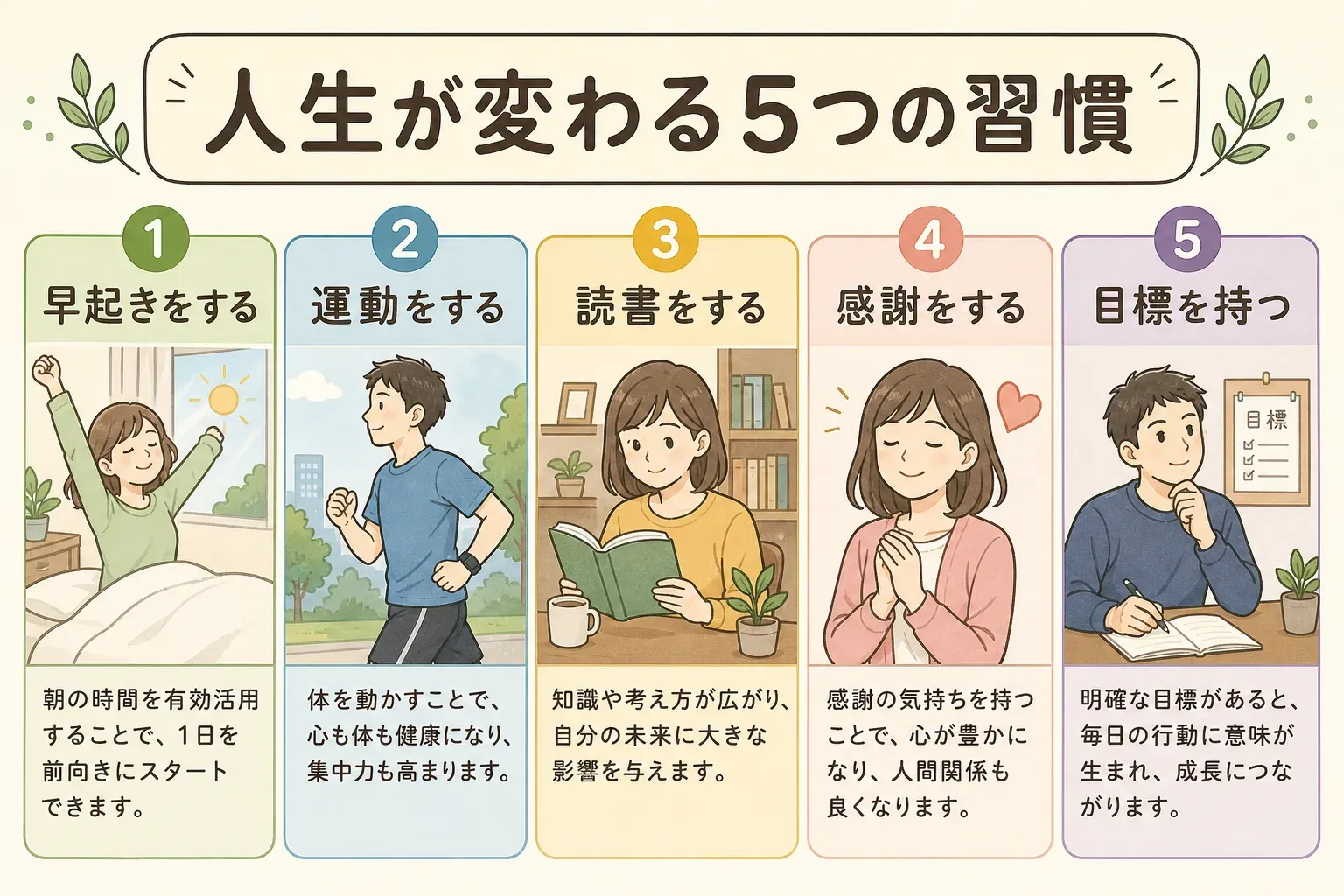 冷感タオルを購入する前に確認する、濡らす・絞る・振る手順、用途に合うサイズ、素材と速乾性、途中で濡らし直せる場所、濡れた状態での持ち運び、洗濯表示と手入れ方法の項目をまとめた図